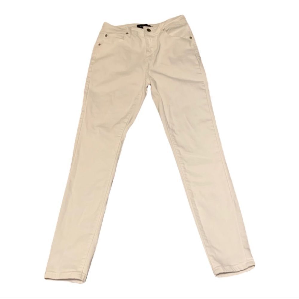 Tahari Women’s High Rise Skinny White Jeans Sz 6 / 28